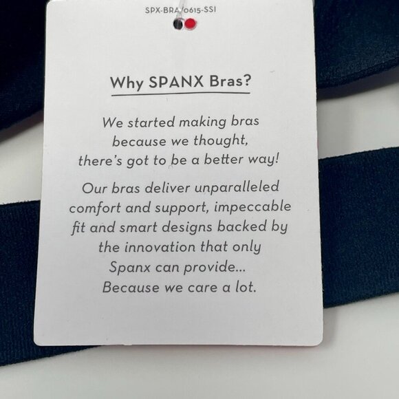 NWT SPANXsmooth Bra-llelujah! Lightly Lined Bralette Very Black Pull On Size S - Picture 9 of 16